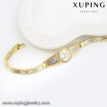 Xuping fabricante de joyas de China de tres colores chapado en oro joyas encantos pulseras